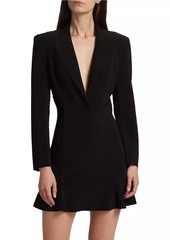 Norma Kamali Blazer Fishtail Minidress