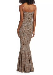 Norma Kamali Bonded Corset Gown