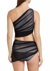 Norma Kamali Diana One-Shoulder Bikini Top