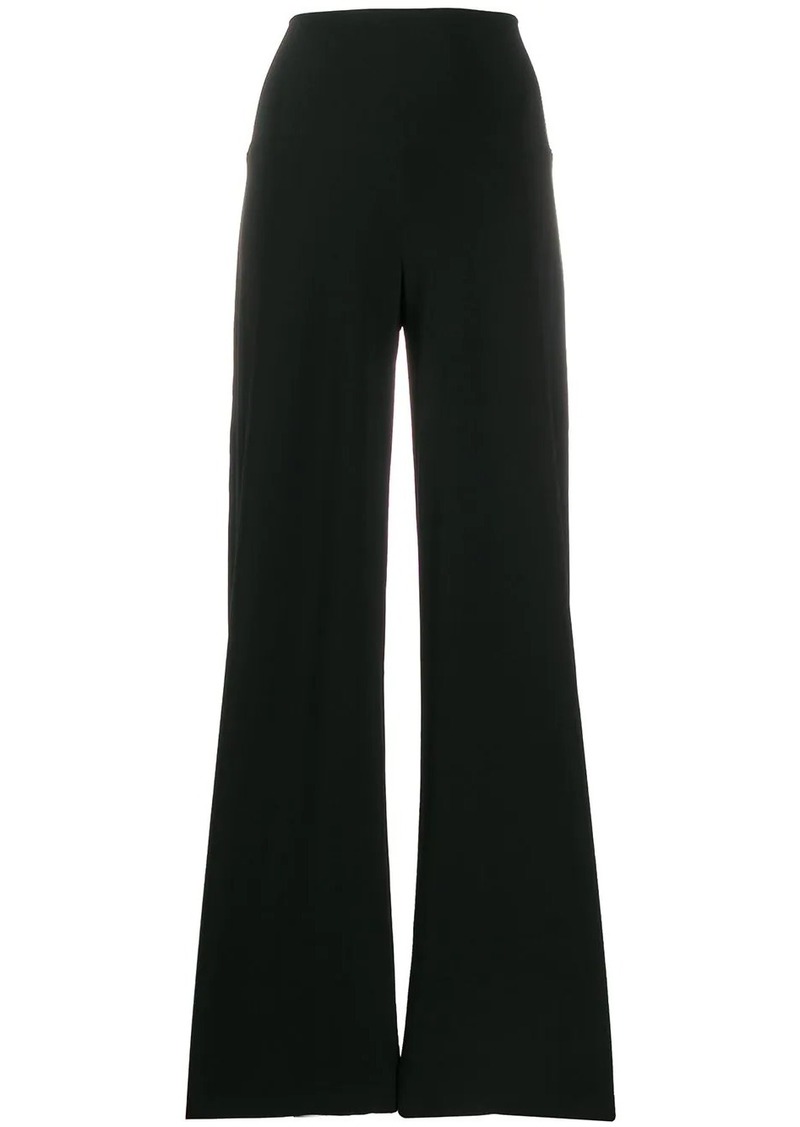 high-waist loose fit trousers