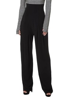 Norma Kamali High Waist Tailored Pleat Pant