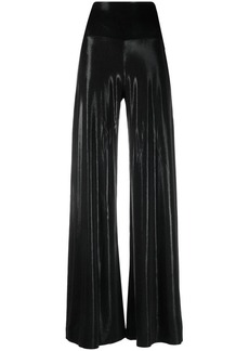 Norma Kamali high-waisted flared trousers