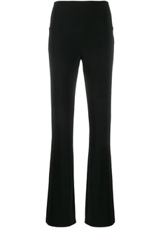 Norma Kamali high waisted straight-leg trousers