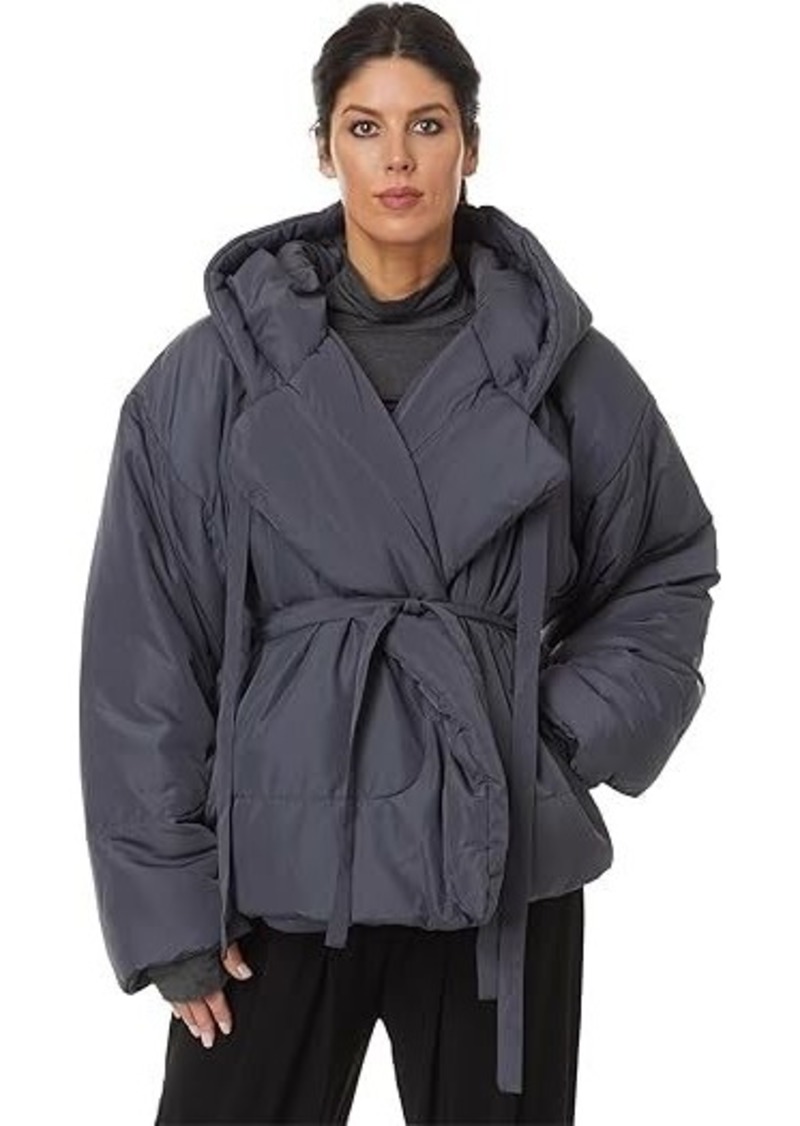 Norma Kamali Hooded Sleeping Bag Coat Short