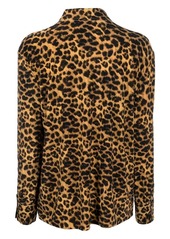 Norma Kamali leopard print shirt