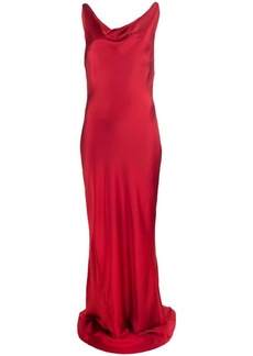 Norma Kamali Maria cowl-neck gown