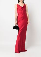 Norma Kamali Maria cowl-neck gown