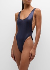 Norma Kamali Marissa Scoop-Neck One-Piece Swimsuit 