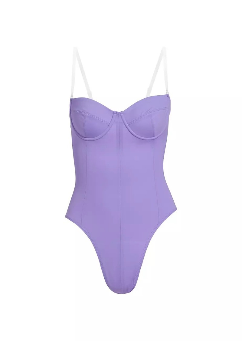 Norma Kamali Mio Corset One-Piece Swimsuit