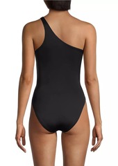 Norma Kamali Mio One-Shoulder Swimsuit