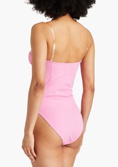 Norma Kamali - Corset Mio strapless underwired swimsuit - Pink - XS