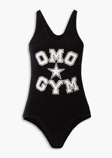Norma Kamali - OMO printed stretch-jersey bodysuit - Black - XS