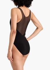 Norma Kamali - Stretch-mesh swimsuit - Black - M