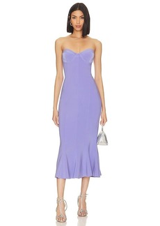 Norma Kamali Corset Dress To Midcalf