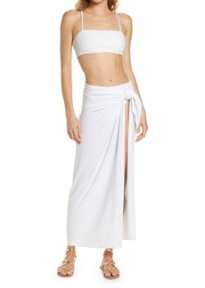 Norma Kamali Ernie Convertible Wrap Cover-Up