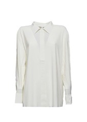 NORMA KAMALI Ivory jersey shirt Norma Kamali