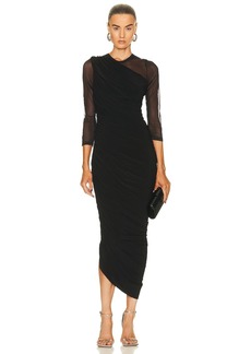 Norma Kamali Long Sleeve Diana Gown