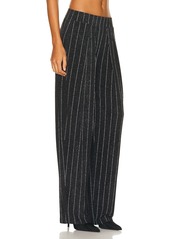 Norma Kamali Low Rise Pleated Trouser