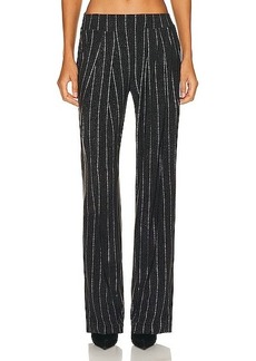 Norma Kamali Low Rise Pleated Trouser