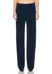 Norma Kamali Low Rise Pleated Trouser