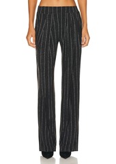 Norma Kamali Low Rise Pleated Trouser