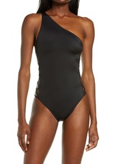 Norma Kamali One-Shoulder One-Piece Swimsuit