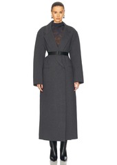 Norma Kamali Oversized Double Breasted Coat