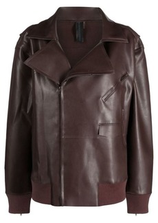 NORMA KAMALI Oversized faux leather jacket
