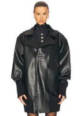 Norma Kamali Oversized Moto Jacket