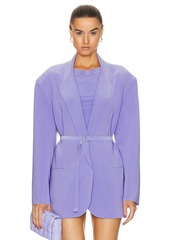 Norma Kamali Oversized Single Breasted Jacket