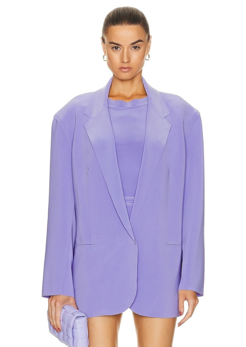 Norma Kamali Oversized Single Breasted Jacket