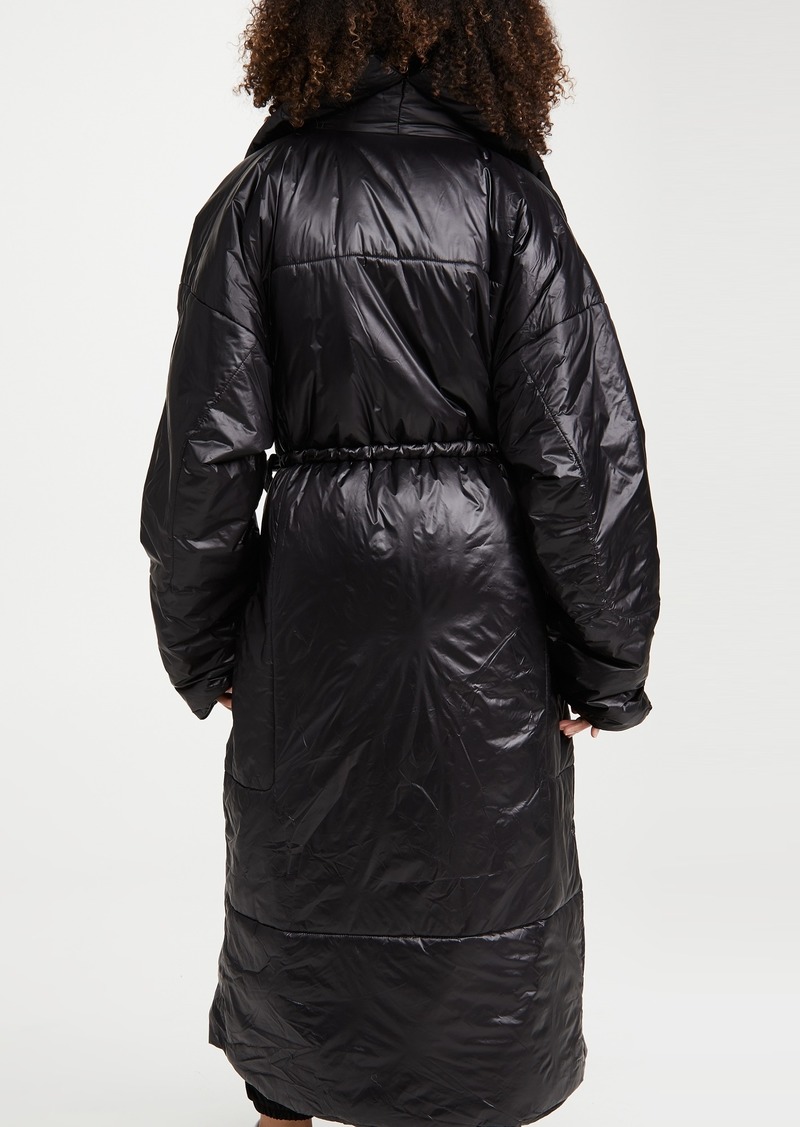 Norma Kamali Sleeping Bag Coat Long - Grey / Size Xs/S