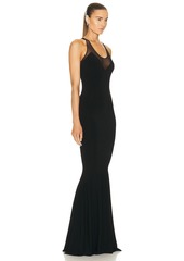 Norma Kamali Racer Fishtail Gown