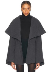 Norma Kamali Shawl Collar Peplum Jacket