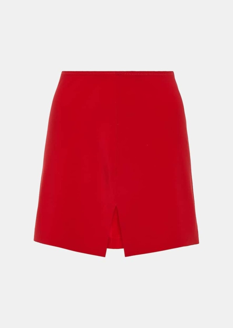 Norma Kamali Side Slit miniskirt