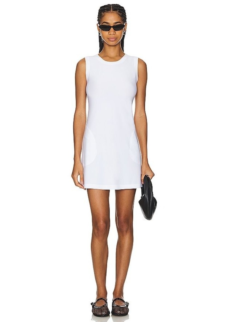 Norma Kamali Sleeveless Swing Mini Dress