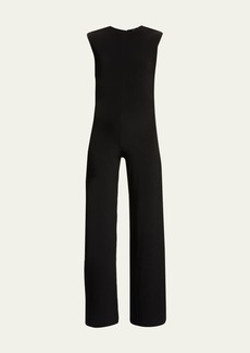 Norma Kamali Sleeveless Wide-Leg Jumpsuit