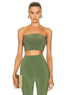 Norma Kamali Strapless Cropped Top