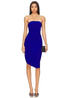 Norma Kamali Strapless Diana Dress To Knee