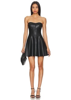 Norma Kamali Strapless Grace Mini Dress