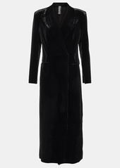 Norma Kamali Velvet coat