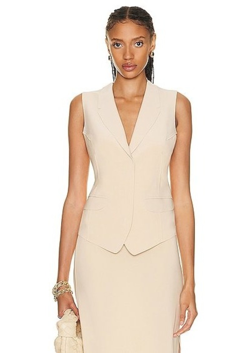 Norma Kamali Vest With Lapel