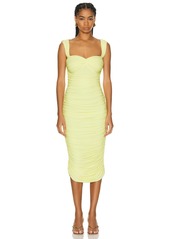 Norma Kamali Walter Dress Below The Knee With Winglet Sleeves