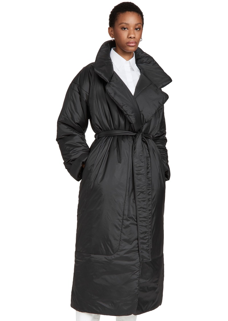 NORMA KAMALI Women's Classic Sleeping Bag Coat Long  X--