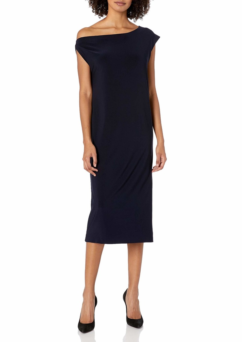 Norma Kamali Women's Drop Shoulder Dress  XL