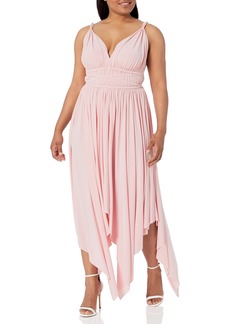 Norma Kamali Women's Goddess Dress  Pink XL