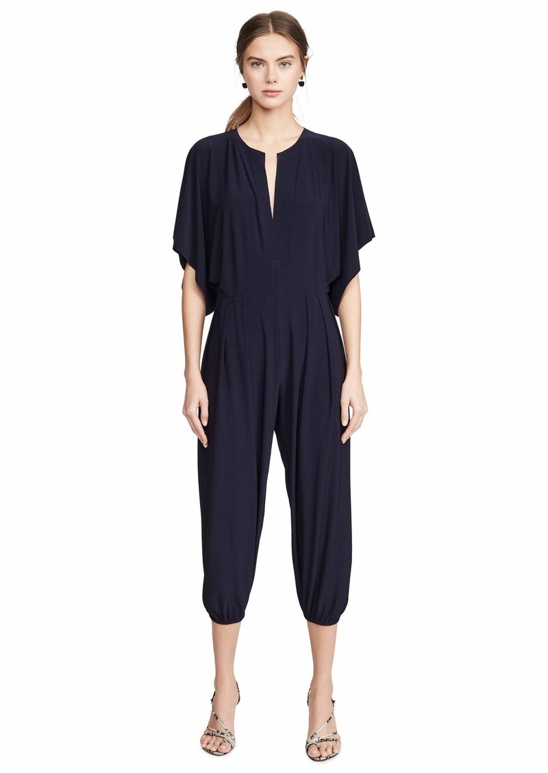 Norma Kamali Women's Kamali Kulture Rectangle Jog Jumpsuit  Blue S