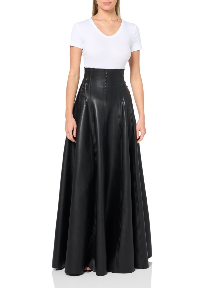 NORMA KAMALI Women's Long Grace Skirt