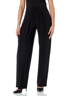 NORMA KAMALI Women's Low Rise Pleated Trouser