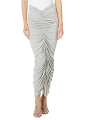 Norma Kamali Women's Shirred Long Skirt